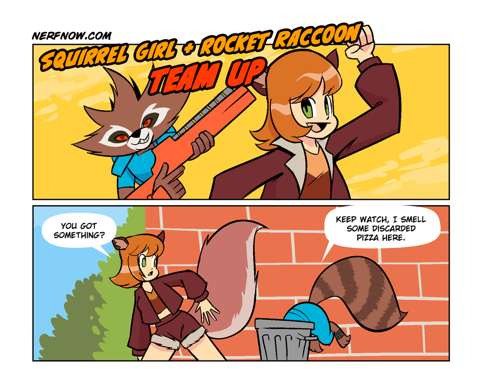 Squirrel Girl + Rocket Racoon