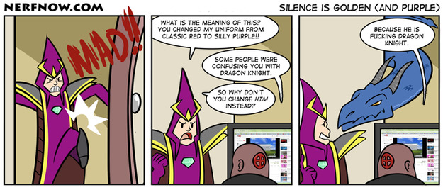 Nerf Now Comments For Silence Is Golden And Purple